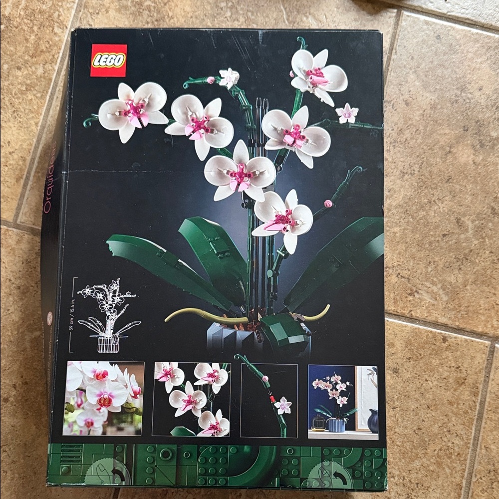LEGO Botanical Collection Orchid Set with White and Pink Flowers